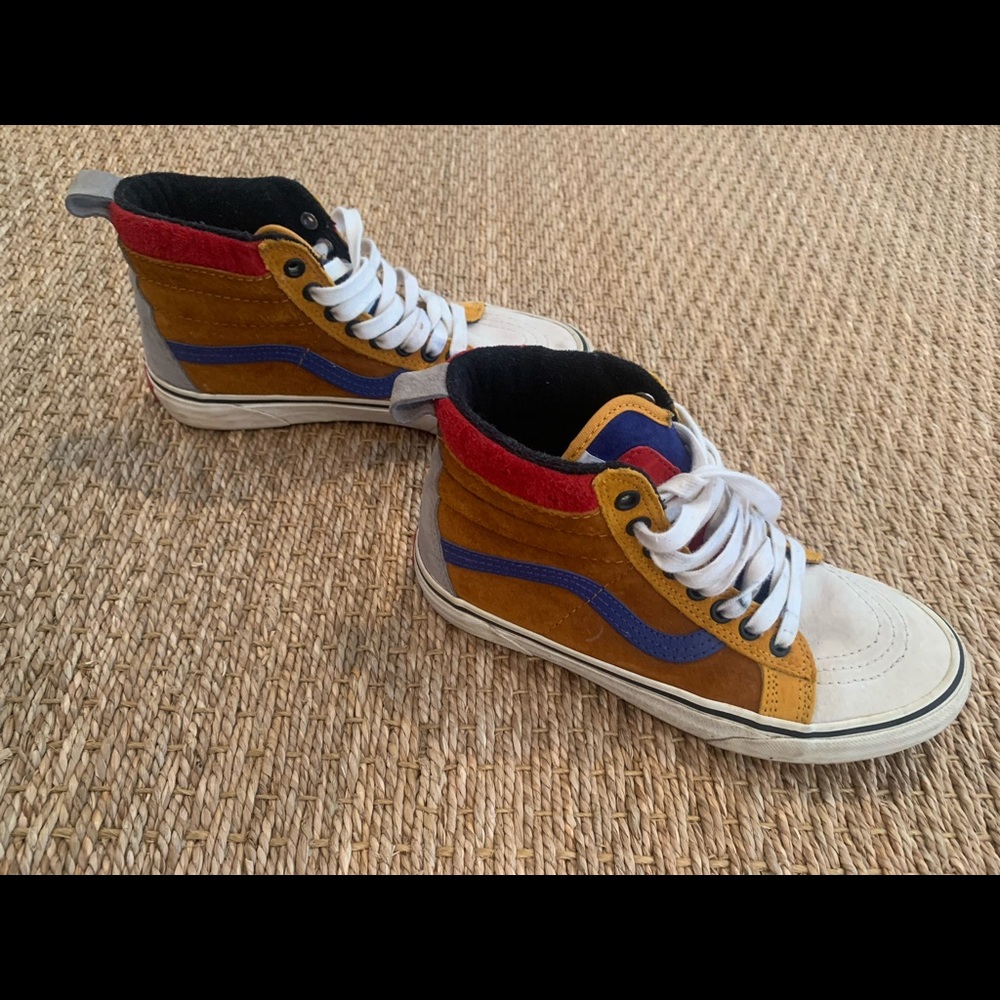 vans high tops!